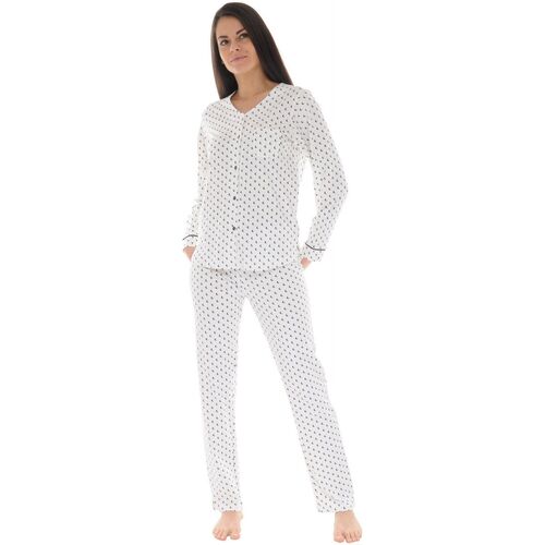 Textil Mulher Pijamas / Camisas de dormir Christian Cane CALISTE Branco