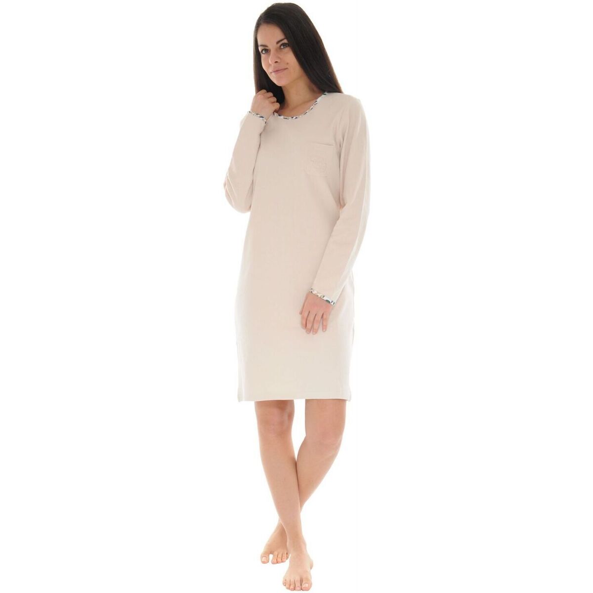 Textil Mulher Pijamas / Camisas de dormir Christian Cane CIDONIE Bege