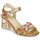 Sapatos Mulher Sandálias Laura Vita  Camel / Multicolor