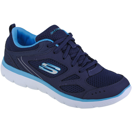Sapatos Mulher Sapatilhas Skechers Summits Suited Azul