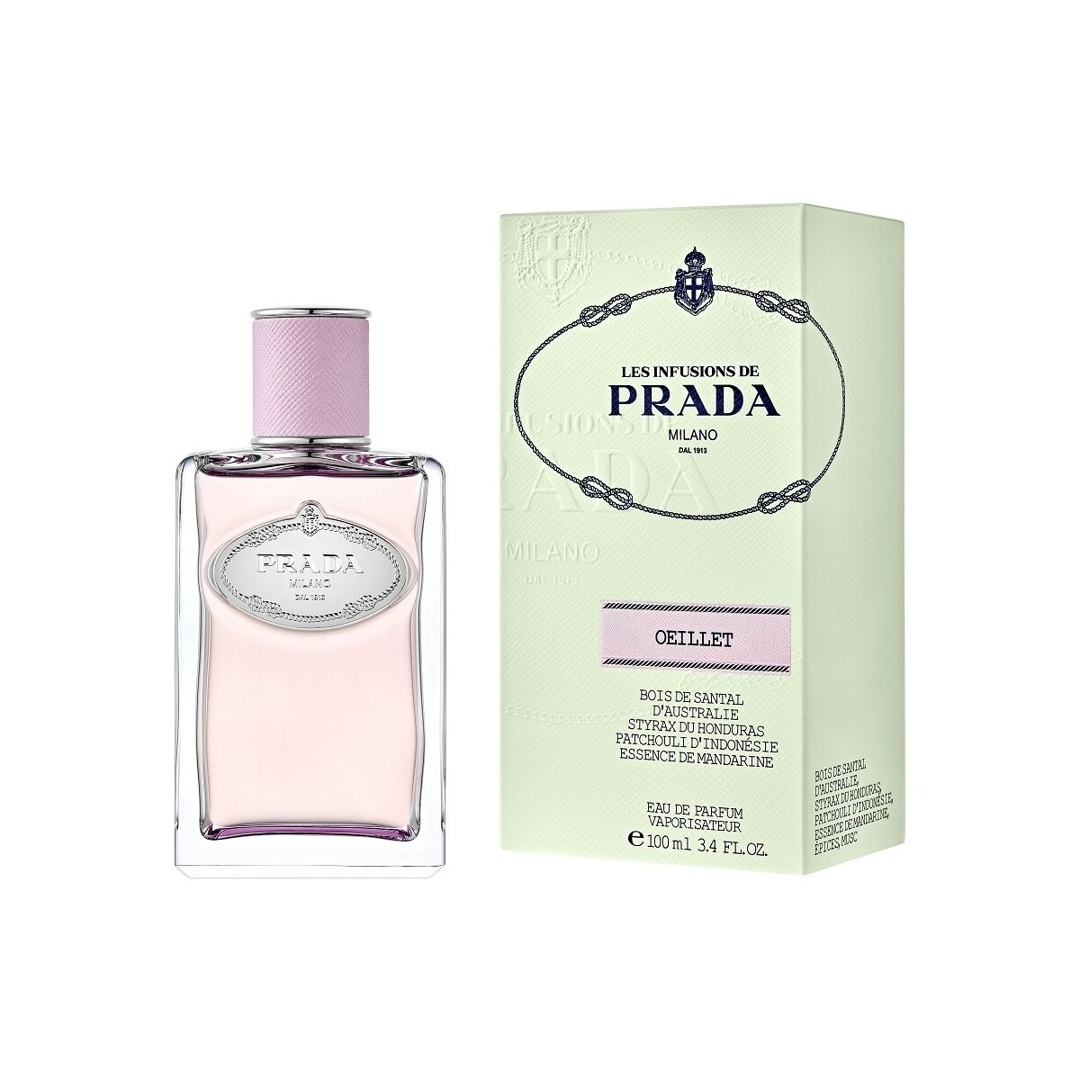 beleza Mulher Eau de parfum  Prada Oeillet - perfume - 100ml Oeillet - perfume - 100ml