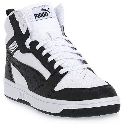 Sapatos Mulher Botas baixas Puma 01 Rebound V6 Mid Jr Preto, Branco