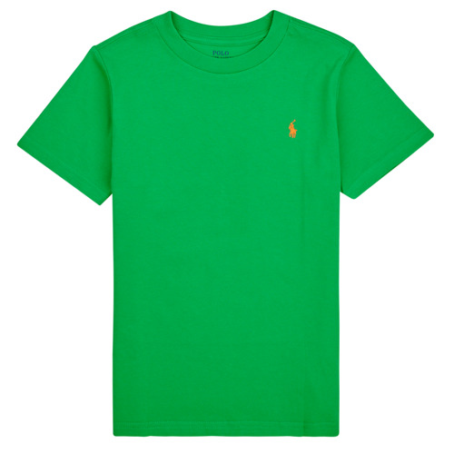 Textil Criança Filippa K button-down fitted shirt Pullover in misto mohair SS CN-TOPS-T-SHIRT Verde