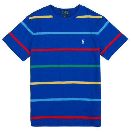 Textil Rapaz Top 5 de vendas Joggings & roupas de treino SSCNM2-KNIT SHIRTS-T-SHIRT Azul