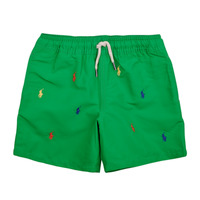 Textil Rapaz Fatos e Moleskin shorts de banho Polo Ralph Lauren TRAVELER-SWIMWEAR-TRUNK Verde / Multicolor