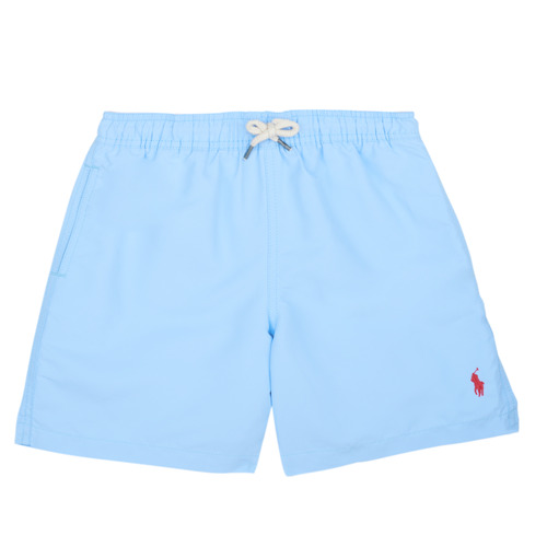 Textil Rapaz Fatos e shorts de banho Chinelos / Tamancos TRAVLR SHORT-SWIMWEAR-TRUNK Azul / Céu