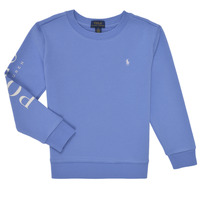 Textil Criança Sweats Polo Ralph Lauren LS CN-KNIT SHIRTS-SWEATSHIRT Azul