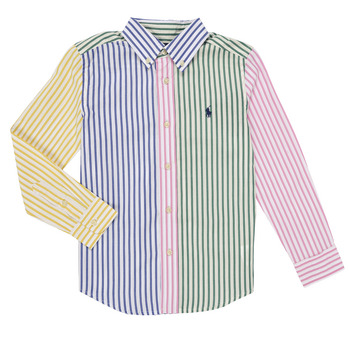 Textil Criança Camisas mangas comprida A garantia do preço mais baixo LS BD PPC-SHIRTS-SPORT SHIRT Multicolor