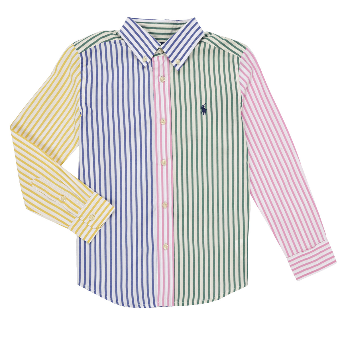 Textil Criança Camisas mangas comprida Футболка polo ralph lauren 100% бавовна оригинал LS BD PPC-SHIRTS-SPORT SHIRT Multicolor