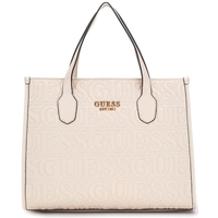 Malas Mulher Cabas / Sac shopping Guess SILVANA 2 COMPARTMENT TOT Bege