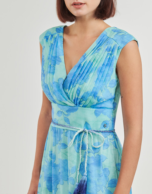 Guess GILDA LONG DRESS Azul