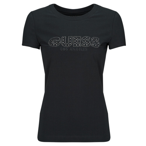 Textil Mulher Юбка карандаш guess Guess SANGALLO TEE Preto