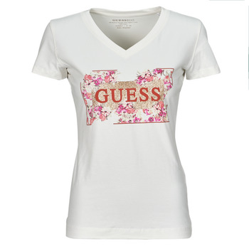 Textil Mulher The Dust Company Guess LOGO FLOWERS Bege