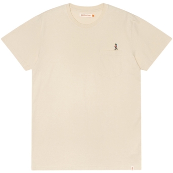 Textil Homem Vent Du Cap Revolution T-Shirt Regular 1330 HIK - Off White Branco