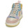 Sapatos Mulher Sapatilhas de cano-alto Caval SNAKE PASTEL DREAM Bege / Violeta