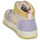 Sapatos Mulher Sapatilhas de cano-alto Caval SNAKE PASTEL DREAM Bege / Violeta