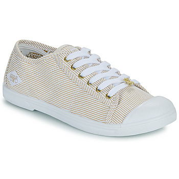 Sapatos Mulher Sapatilhas Botins / Botas Baixas BASIC 02 Branco / Ouro