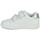 Sapatos Rapariga Sapatilhas Geox J ECLYPER GIRL Branco / Prata