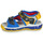 Sapatos Rapaz Sandálias Geox J SANDAL firm ANDROID BOY Azul / Amarelo