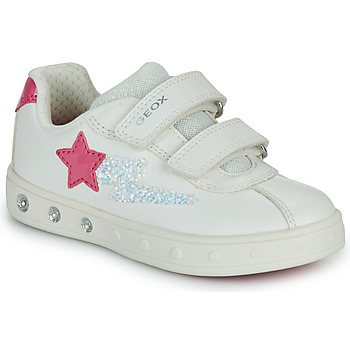 Sapatos Rapariga Sapatilhas Geox J SKYLIN GIRL Branco
