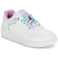 Sapatos Rapariga Sapatilhas Geox J WASHIBA GIRL Branco / Multicolor