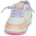 Sapatos Rapariga Sapatilhas Geox J WASHIBA GIRL Branco / Laranja / Violeta