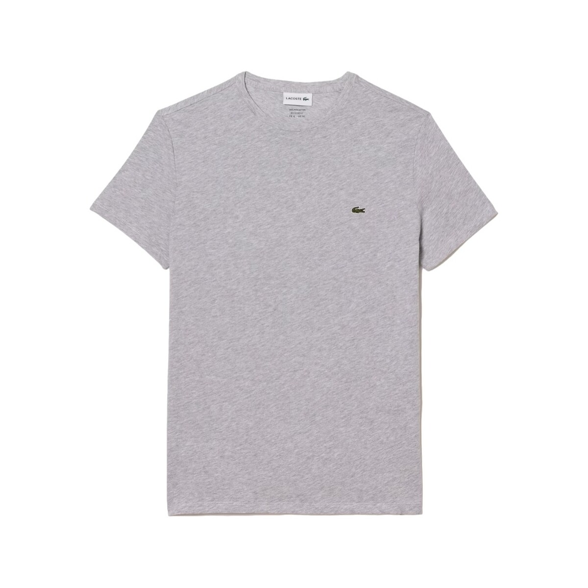 Textil Homem T-shirts e Pólos Lacoste T-Shirt Regular Fit - Gris Chine Cinza