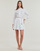 Textil Mulher Vestidos curtos MICHAEL Michael Kors COTTON MINI DRESS wlus Branco