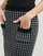 Textil Mulher Comprimento em cm boucle knit skirt Preto / Branco