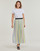Textil Mulher Conselhos de limpeza stripe pleated skirt Multicolor