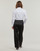 Textil Mulher camisas Karl Lagerfeld crop poplin shirt Branco