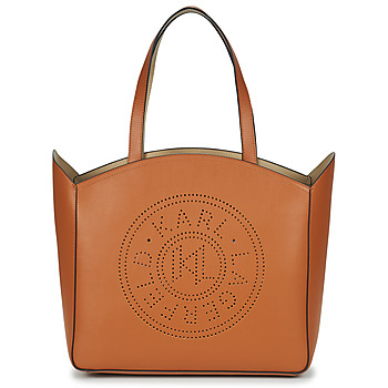Malas Mulher Cabas / Sac patch Karl Lagerfeld K/CIRCLE LG TOTE PERFORATED Conhaque