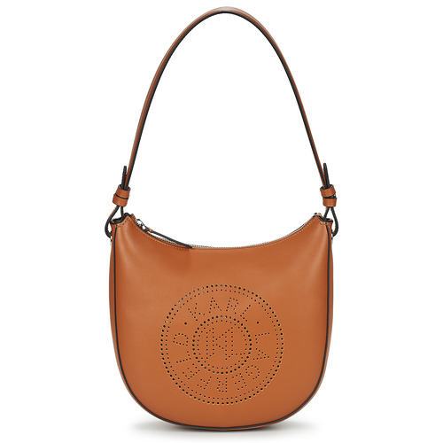 Malas Mulher K/kushion Folded Tote Karl Lagerfeld K/CIRCLE MOON SHB PERFORATED Conhaque