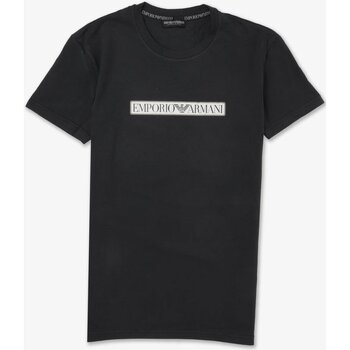Textil Homem T-Shirt mangas curtas Emporio Armani 111035 3F517 Preto