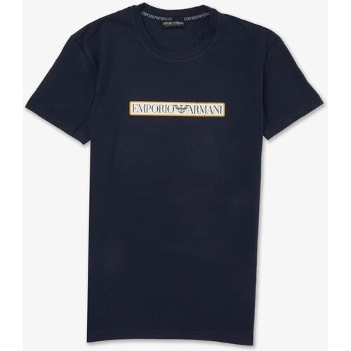 Textil Homem T-Shirt mangas curtas Emporio Armani 111035 3F517 Azul