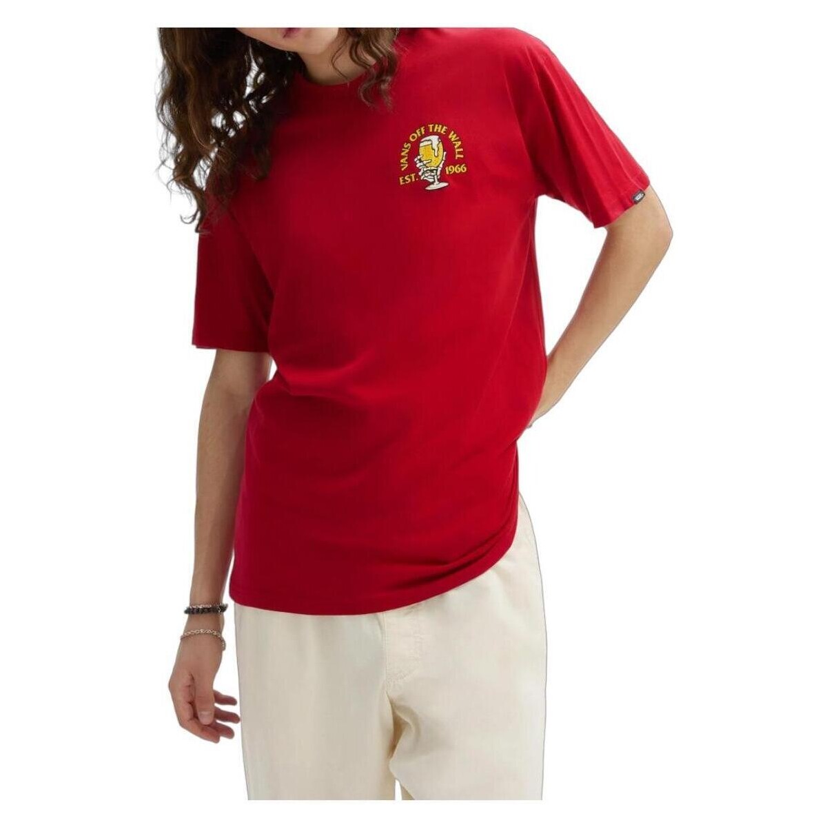 Textil Homem T-Shirt mangas curtas Vans  Vermelho