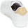 Sapatos Homem Sapatilhas Fred Perry B722 Leather Branco / Dourado