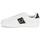 Sapatos Homem Sapatilhas Fred Perry B721 Leather Branded Webbing Branco / Preto