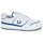 Sapatos Homem Sapatilhas Fred Perry B300 Leather / Mesh Branco / Azul