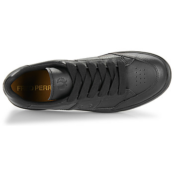 Fred Perry B440 TEXTURED Leather Preto