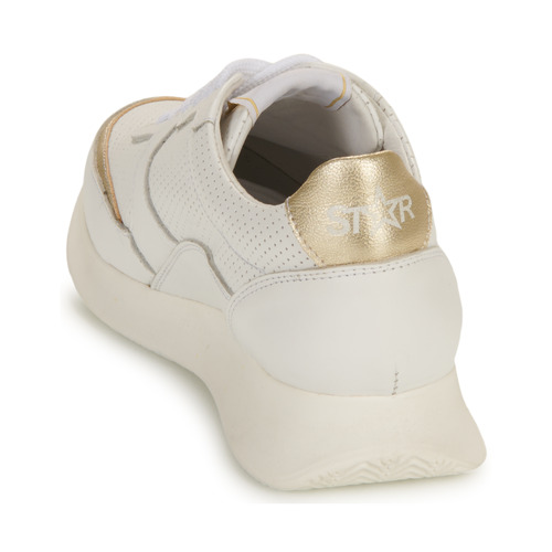 Myma 7715MY02-CUIR-BLANC-LAMINATO-PLATINE-CUIR-BLANC-PERFO Branco