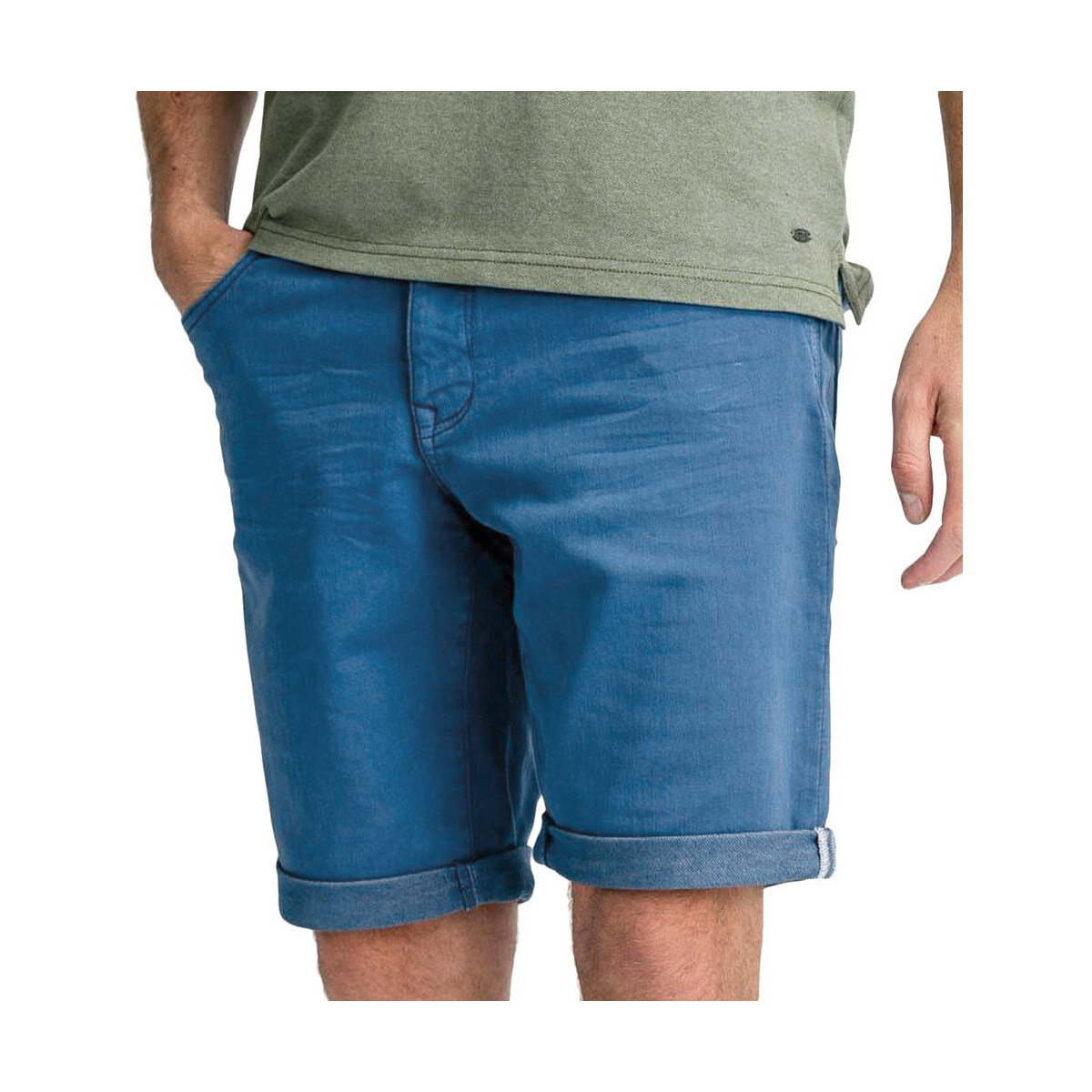 Textil Homem spin Shorts / Bermudas Petrol Industries  Azul