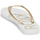 Sapatos Mulher Chinelos Roxy VIVA SPARKLE Branco / Ouro