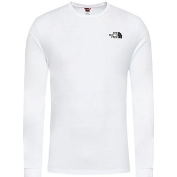 Textil Wilfred T-shirts e Pólos The North Face M LS SIMPLE DOME TEE Branco