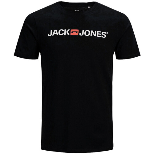 Textil Criança T-Shirt mangas curtas Jack & Jones  Preto