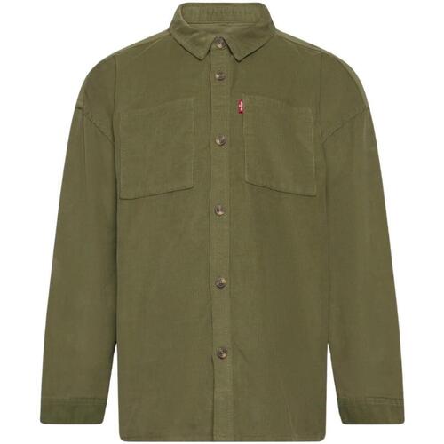 Textil Rapaz Camisas mangas comprida Levi's  Verde