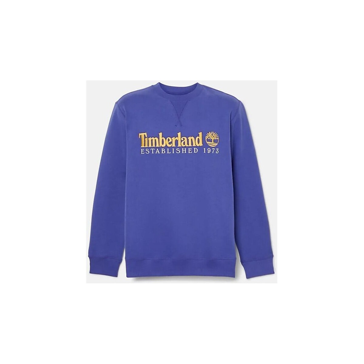 Textil Homem Sweats Timberland TB0A65DD LS EST. 1973 CREW BB SWEATSHIRT-ED5 B CLEM BLU Azul