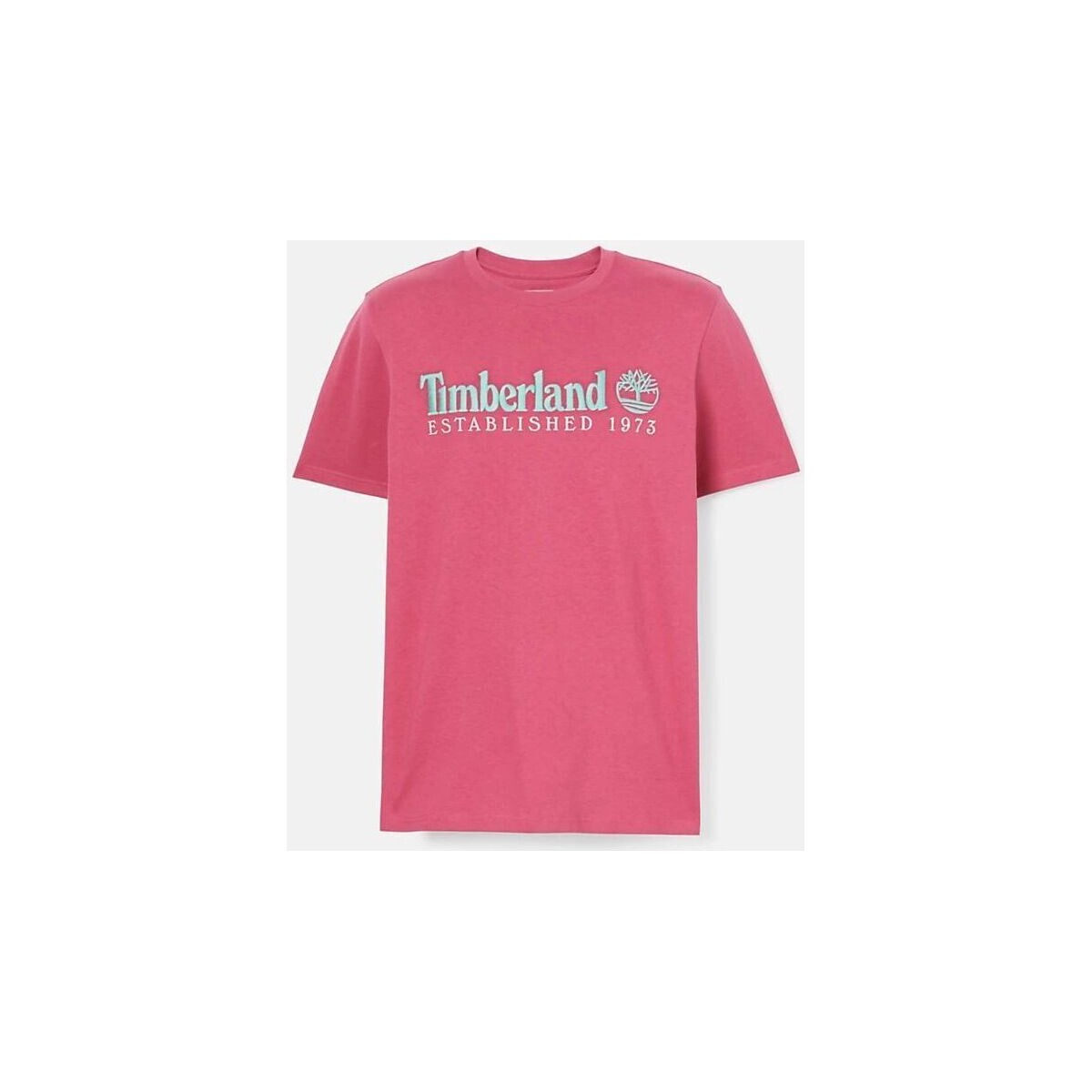 Textil Homem T-shirts e Pólos Timberland TB0A6SE1 SS EST. 1973 CREW TEE-ED2 VIVACIOUS WB Violeta