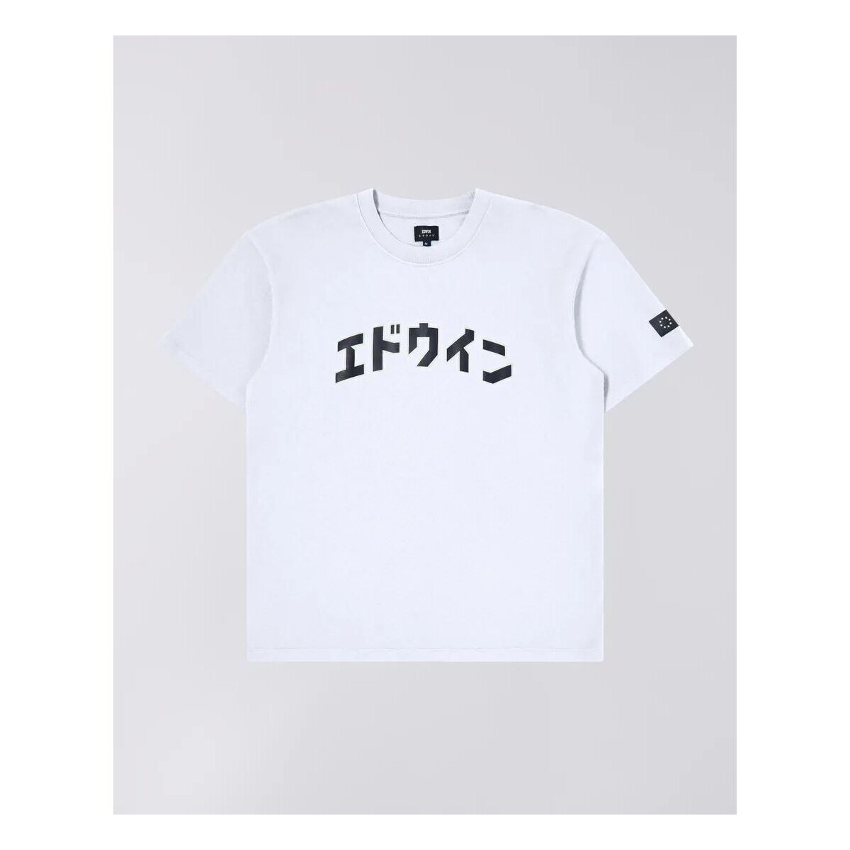 Textil Homem T-shirts e Pólos Edwin I032555.02 KATAKANA RETRO-67 WHITE Branco
