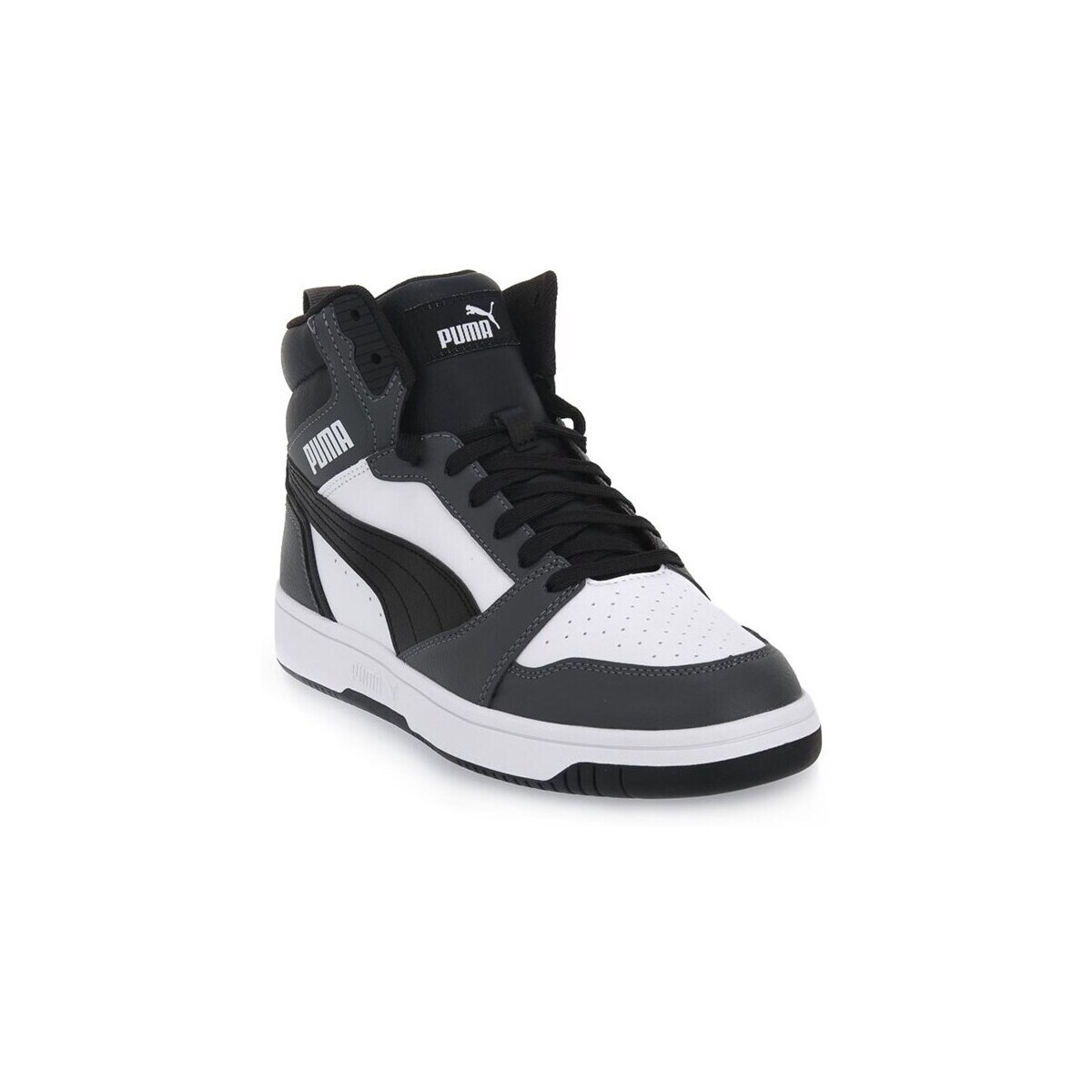 Sapatos Homem Sapatilhas de cano-alto Puma Rebound V6 Hi Preto, Branco